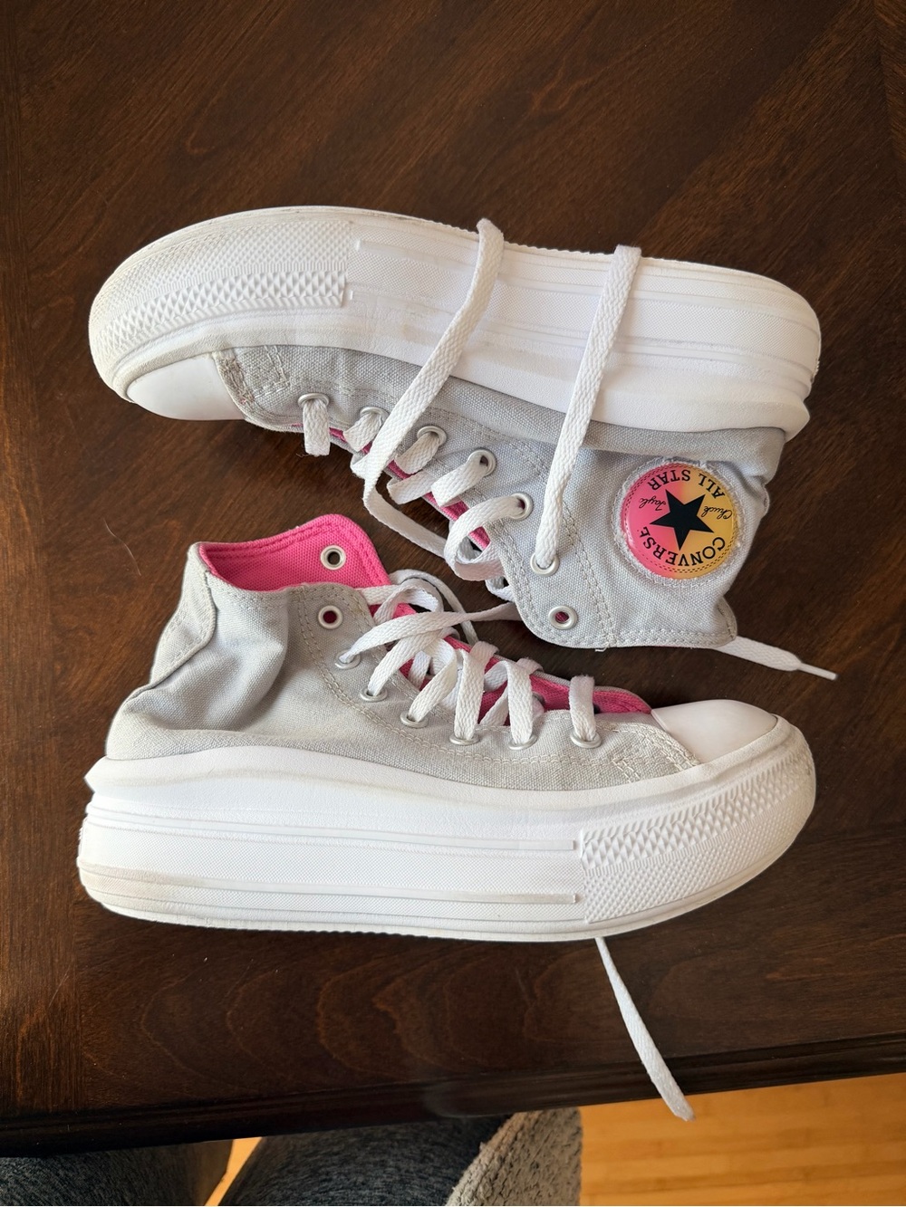 Chuck Taylor All Star Move Platform Sneakers Girls Size 3